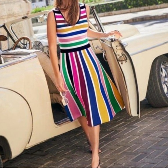 Boden Dresses & Skirts - NWT Boden Gracie striped knitted sweater dress sleeveless women’s 12 uk 16 new